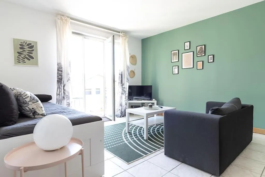 Beautiful Apartment With Terrace + Private Parking Toulouse 0*,  France