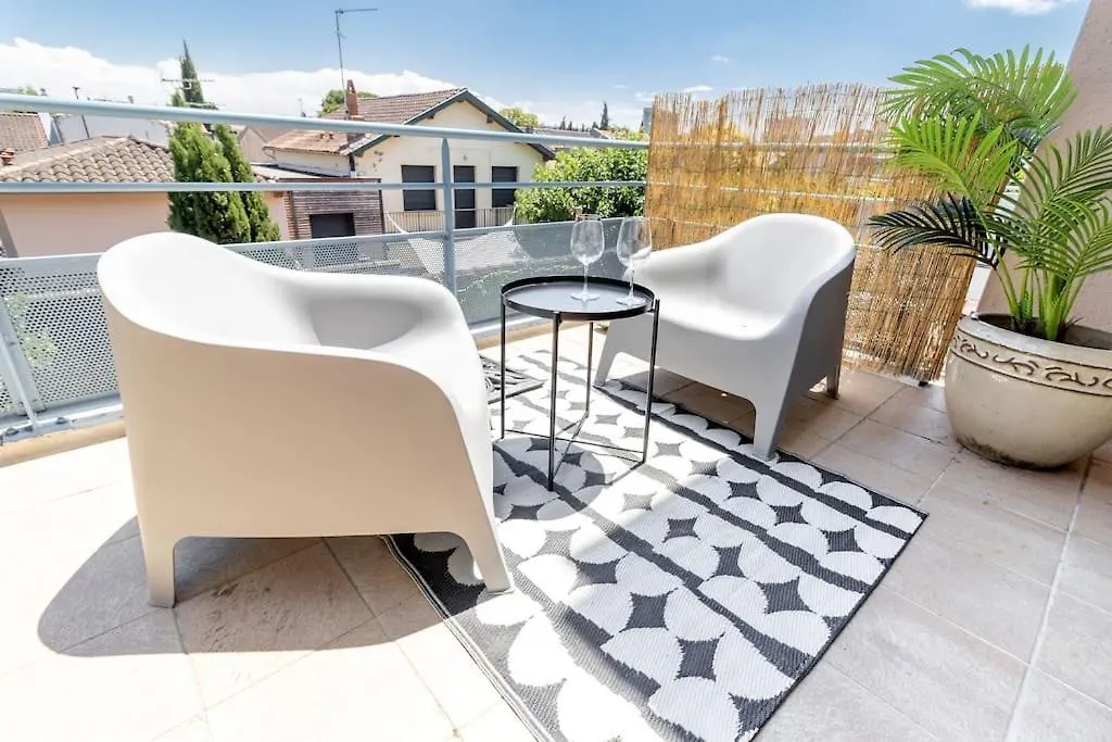 Beautiful Apartment With Terrace + Private Parking Toulouse